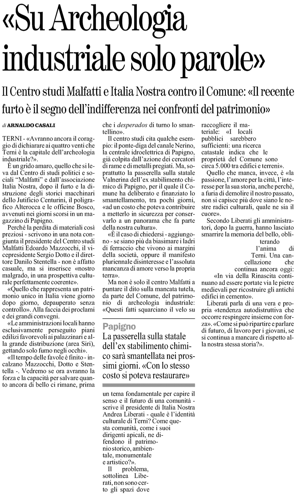 Il Giornale dell'Umbria 07-07-2012 p25